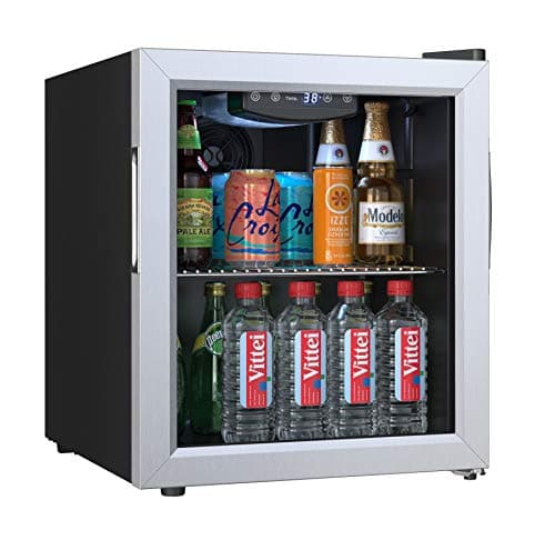 EdgeStar BWC71 18 Inch Wide 52 Can Capacity Extreme Cool Beverage Center - Stainless Steel