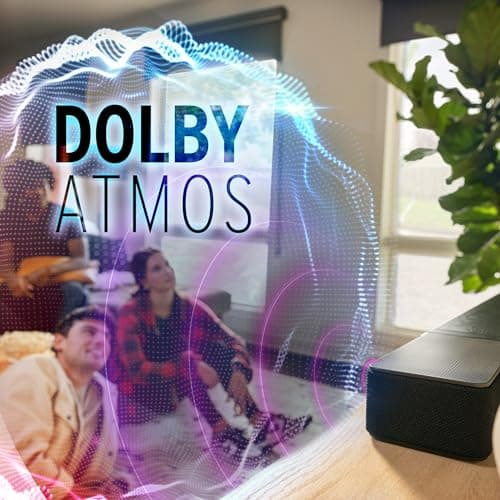 Klipsch Flexus CORE 200 3.1.2 Channel Powered by Onkyo Bluetooth Sound Bar with Dolby Atmos and Custom Tuned Bass - Black 6