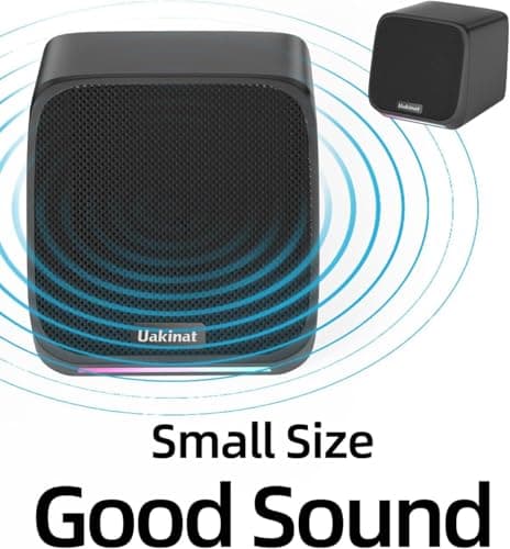 Computer Speakers for Desktop PC,Desktop Speakers,Small Computer Speakers USB Powered 3.5mm Aux Speaker 6