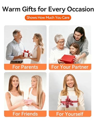 IKEEPFIT Portable Heating Pad for Back, Cordless Wearable Heat Belt with Massager for Lower Back Pain Relief, Battery Powered 8000 mAh Rechargeable, MAXwarm® 3.0, Gift for Women Men 90-310 lbs 9