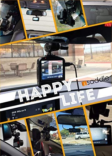 iSaddle Dash Cam Mirror Mount Holder - Professional Rearview Mirror Dash Cam Mount with Various Joints fits Yi/Rove/Rexing/Falcon/Old Shark/VANTRUE/KDLINKS/WheelWitness On-Dash Mounted Cameras 5