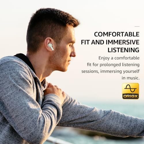 TOZO E2 Wireless Earbuds with 2 Mics AI Call Noise Cancellation, 10mm Drivers with Powerful Bass, App Customize 32 EQs, 30H Playtime, Bluetooth 5.3 Ear Buds, Comfort Fit in-Ear Headphones 7