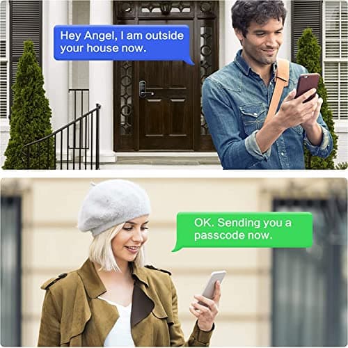 Fingerprint Smart Door Lock with Handle & Keypad – No More Lost Keys, Keyless Entry & Remote Access for Home, Kids, Airbnb & Rental Property, DIY Install, Alexa & Google Compatible 7