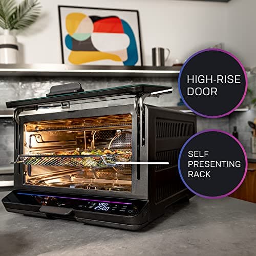 GE Profile Smart Oven with No Preheat, 11-in-1 Countertop Oven including Air Fry, Warm, Toast, Broil, Roast, Pastry, Reheat, and more, WiFi and Smart Connected, Black 5