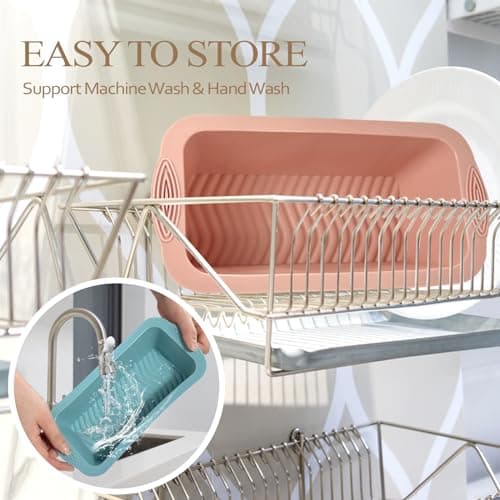 Koolstuffs Silicone Bread Loaf Pan, 2 PCS Rectangular Non-Stick Baking Mold Pans for Oven, Bread, Cake, Easy Release 6