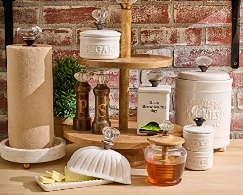 Mud Pie Door Knob Butter Dish 10