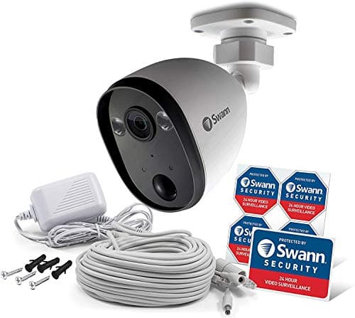 Swann Powered Wi-Fi 1080p Full HD Indoor & Outdoor Waterproof Security Camera With Spotlight, Color Night Vision, 2-way Talk, Heat, Motion & Person Detection, Free Cloud & Local Recording 8
