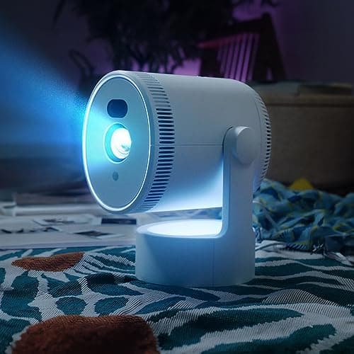 LG CineBeam Home Cinema PU700R 4K UHD Smart Projector, HDR10, 1000 Lumens, Auto Screen Adjustment with 90 Degree rotation, Airplay 2 support, Bluetooth Dual sound out, Mood lighting 2