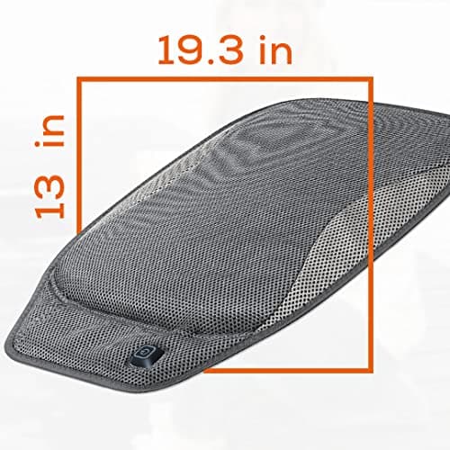 Beurer Portable Wireless Heated Seat Cushion with Convenient Storage Bag, Rechargeable, Durable for Indoor & Outdoor Use, Dark Grey 1 Count (Pack of 1) 11