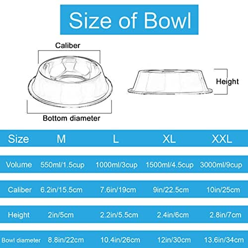 Personalized Name for Cat Dog Stainless Steel Colored Pet Puppy Cat Bowl Non-Slip Durable Pet Bowl Feeder Feeding Dog Water Bowl 7