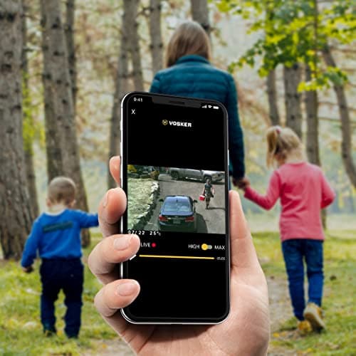 Vosker V300 | Live View Outdoor Security Camera | Solar Powered 4G-LTE Cellular Network Enabled | No Wi-Fi Needed | Receive Live Streaming Security Video Virtually Anywhere | SIM Card Included 5