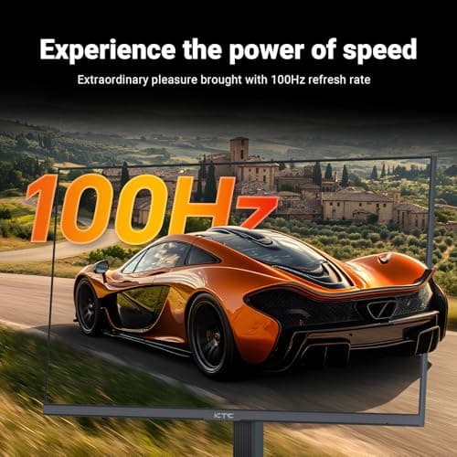 KTC 24 Inch FHD 1080P 100Hz Computer Monitor, VA Panel FreeSync PC Gaming Monitor, HDMI VGA Ports, HDR, 4000：1 Contrast, LowBlue Mode, Ergonomic Tilt Eye Care for Home Office 2