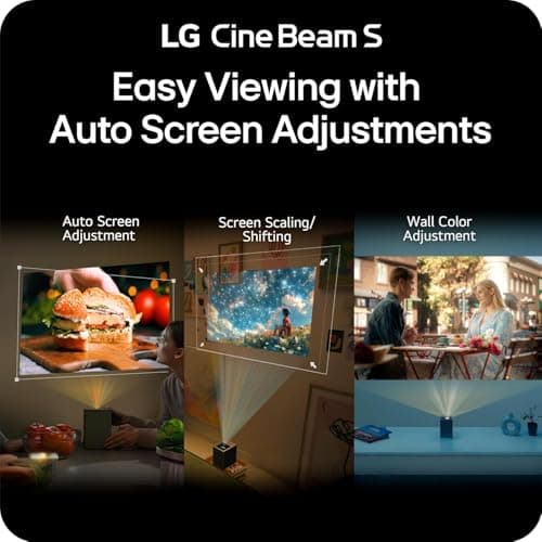 LG CineBeam S | Mini UST (Ultra Short Throw) 4K Projector with Dolby Atmos 9