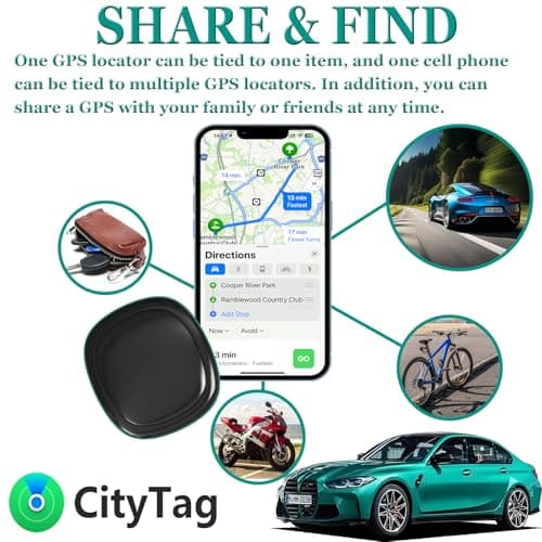 NGXDFL GPS Tracker for Vehicles,Mini Portable Magnetic Car GPS Tracking,Full Global Coverage Location GPS Tracker for Kids,Dogs,No Subscription Required/No Monthly Fee/No SIM Card Required 7