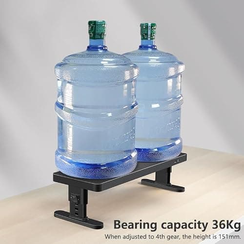 IVE Design Adjustable Monitor Stand with 4 height options, Desk Shelf for Top of Desk Adjustable 7