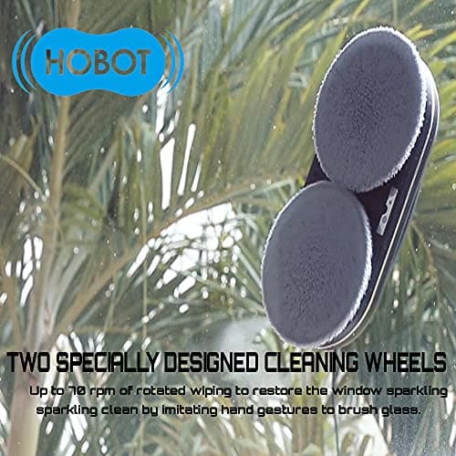 HOBOT-388 Window Glass Cleaning Automatic Smart Robot Cleaner with Ultrasonic Water Spray and Control via Smartphone or Remote 8
