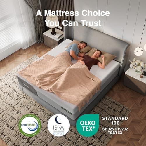 Novilla Queen Mattress 14 Inch, Gel-Infused Bliss Cooling Queen Memory Foam Mattress in a Box with Cool-Touch Nylon Cover, Pain Relief & Spinal Support with CertiPUR-US Certified Foam 7