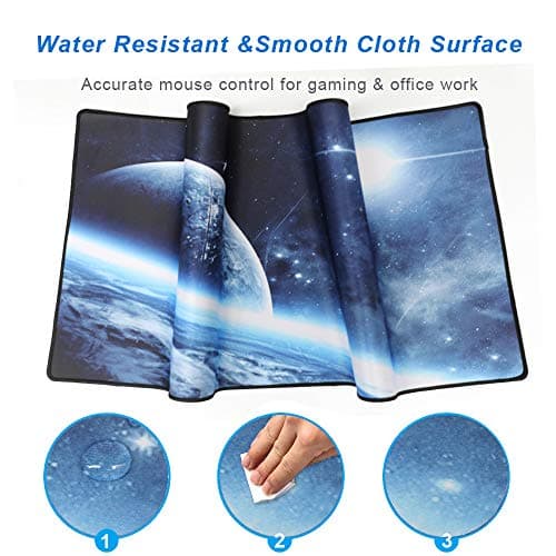 Cmhoo XXL Professional Large Mouse Pad & Computer Game Mouse Mat (35.4x15.7x0.1IN, 90x40 Space) 5