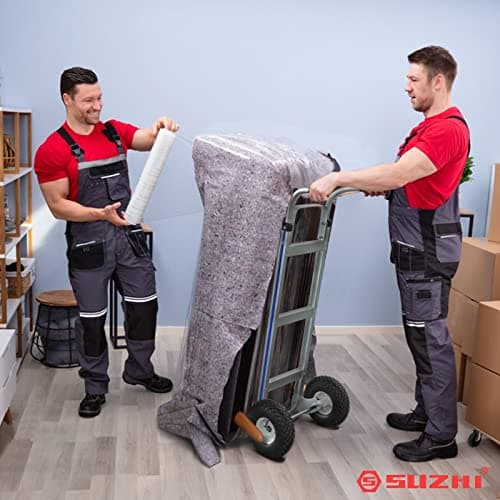 SuZhi Large Wheel Hand Truck/Two Wheel Appliance Dolly Cart / 600lb Load/Heavy Duty/for Equipment/Furniture/Electrical Appliances/Large Cartons/Warehouse 6