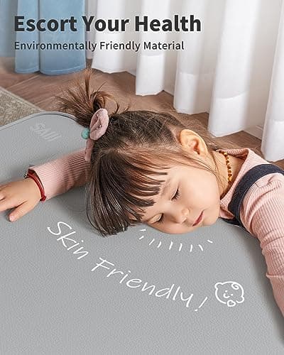 SAIJI Leather Lap Desk Laptop Bed Tray Table, Adjustable Laptop Stand for Bed, Portable Lightweight Standing Desk for Writing Eating Reading Couch Sofa Floor for Adults Kids (20.5"*11.8",Gray) 8