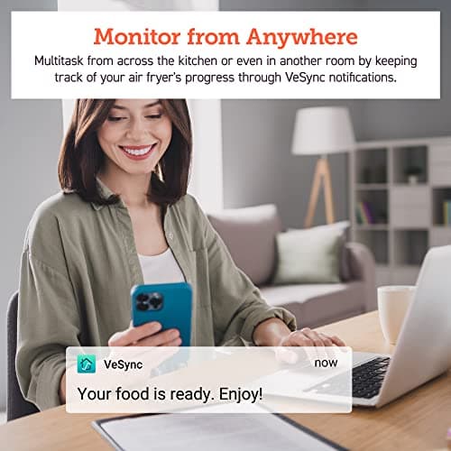 COSORI Air Fryer 5.8QT Pro Gen Smart 11-in-1 Toaster Oven , 100 Recipes Cookbook, 200+ Online Recipes , APP and Touch Screen Control, Works with Alexa & Google Assistant, Dishwasher-Safe Square Basket 5