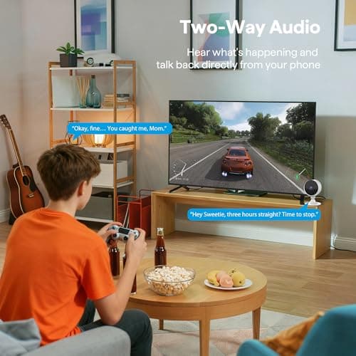 Elelink 2K Wireless Cameras for Home Security Camera, Pet Camera Indoor with Phone App, Night Vision, Motion Alert, 24/7 SD&Cloud Record, Two-Way Audio, Security Camera Indoor Works with Alexa&Google 6