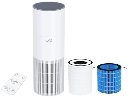 ORB 2-in-1 Air Purifier & Humidifier Combo for Bedroom – HEPA Filter, Quiet, Auto Mode, No Mist, Removes Dust Smoke Odors Pet Dander, Top Fill, Covers 500 Sq Ft 9