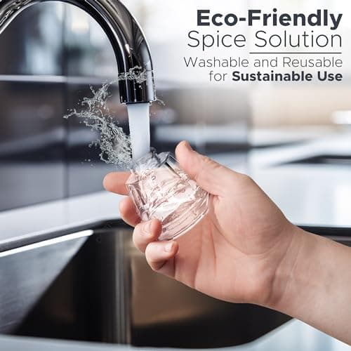 Crafts Central Plastic Mini Salt and Pepper Shakers For Party’s, Restaurants and Wedding’s - 24 Pcs (Clear) 8