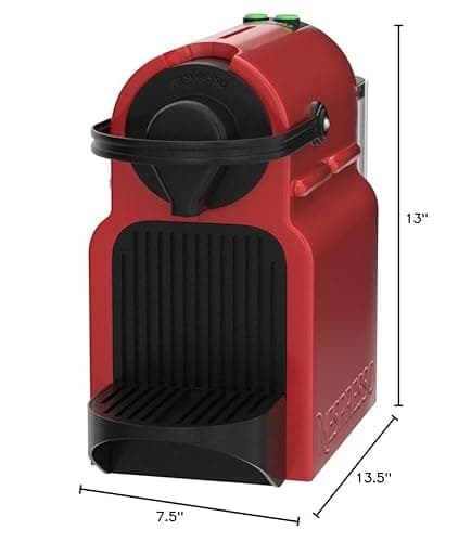 Nespresso BEC120RED Inissia Espresso Machine by Breville, 24 ounces, Red 8