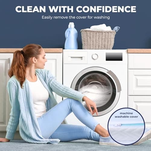 Memory Foam Mattress Topper - 3 Inch Gel Mattress Pad for Pressure Relief, Premium Soft Cooling Sleep Bed Topper, Non-Slip Design with Removable & Washable Cover,Twin 7