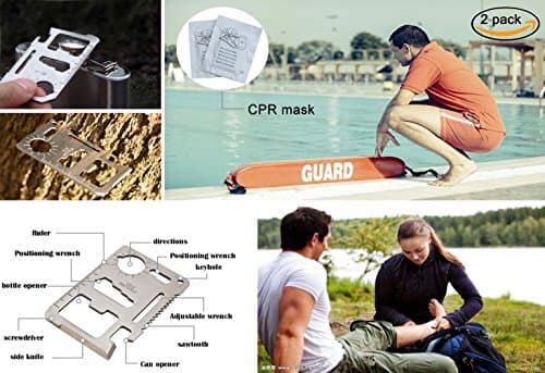 Compact First Aid Kit (228pcs) Designed for Family Emergency Care. Waterproof EVA Case and Bag is Ideal for The Car, Home, Boat, School, Camping, Hiking, Office, Sports. Protect Your Loved Ones. Red 6