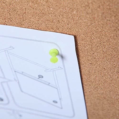 VIZ-PRO Cork Notice Board, 36 X 24 Inches, Silver Aluminium Frame 5