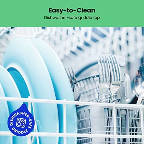 Chefman XL Electric Griddle with Removable Temperature Control, Immersible Flat Top Grill, Burger, Eggs, Pancake Griddle, Nonstick Extra Large Cooking Surface, Slide Out Drip Tray, 10 x 20 Inch 6