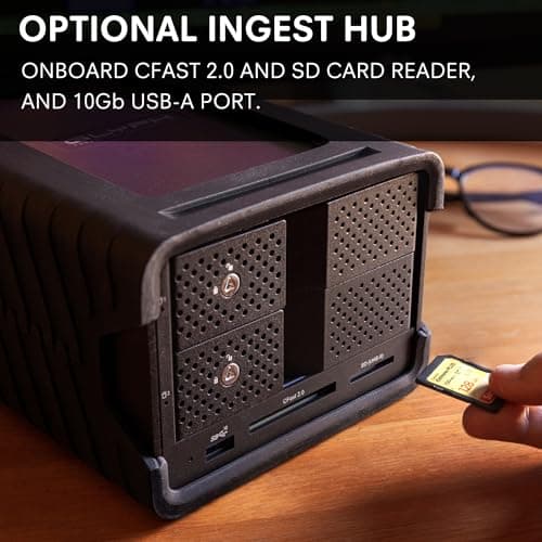 Glyph Blackbox Pro Raid Desktop Drive with Thunderbolt 3 Interface, 7200 RPM, and 550 MBPS Transfer Speed (40TB, Black) 6