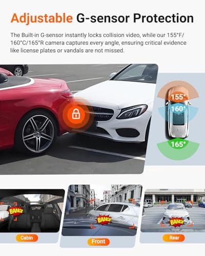 Vantrue N4 Pro S 4K 3 Channel Dash Cam w/Triple STARVIS 2, 4K+1080P+2.5K Front Inside Rear Dash Camera, 4+2.5K Dual Channel, HDR IR Night Vision, Voice Control, Parking Mode, GPS, Wi-Fi, Support 1TB 6