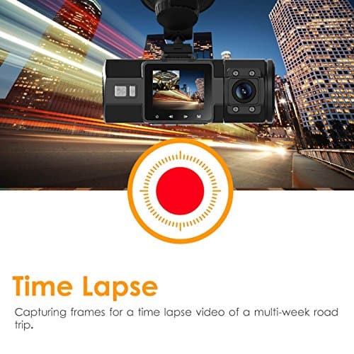 Vantrue N2 Pro Dual Dash Cam, 1440P Single Front Dash Camera, 1080P Front and Inside Car Camera with Infrared Night Vision, 24 Hours Parking Mode, Motion Detection, G-Sensor Support 256GB Max 8