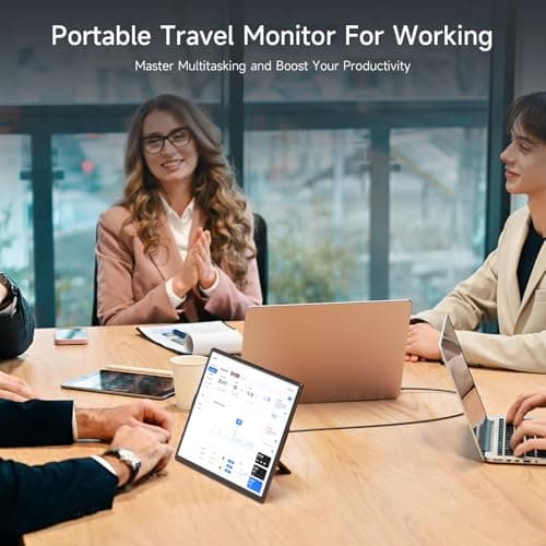 Laptop Screen Extender Portable Monitor, Dual 16.1" 1080P FHD Frameless Screen, Detachable Monitor Extender for Laptop, Fit for 13-17" Laptops, Compatiable with Windows/Mac/Chrome/Android (N2-16.1") 9