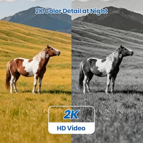 FOSSENXE 4G LTE Cellular Security Camera Includes 64GB Memory Card & SIM Card(Support Verizon/AT&T/T-Mobile), No WiFi Security Camera Solar Powered with 360° Live View, 2K Color Night Vision 8