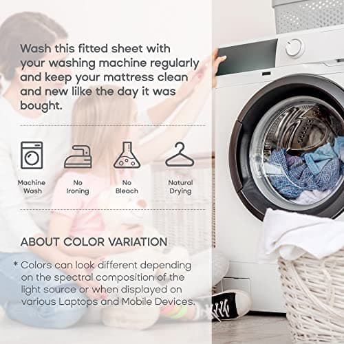 Sonive 2-Pack Queen Fitted Sheets, Deep Pocket Sheets up to 16", Super Soft Brushed Microfiber Fitted Sheet Easy Care Shrinkage and Fade Resistant for All Season Navy 9