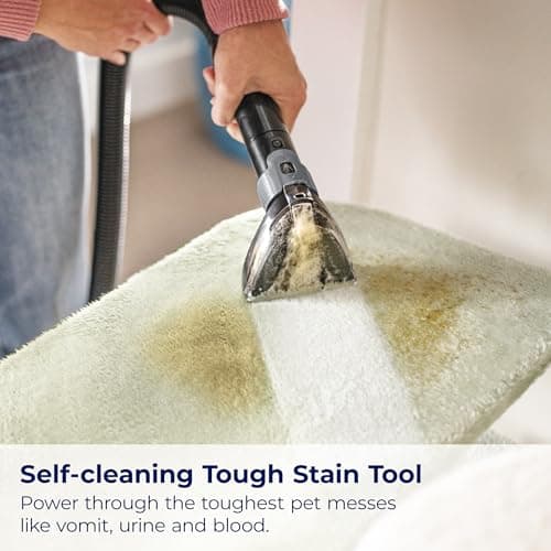 BISSELL® Little Green® Max Pet SmartMix Portable Carpet and Upholstery Deep Cleaner, Car/Auto Detailer, with SmartMix Technology, Self-Cleaning Tough Stain Tool and Pet Hair Removal Tool, 38572 5