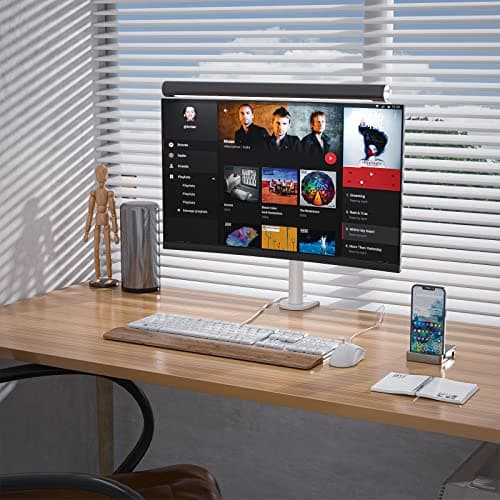 WALI Single Monitor Mount for 1 Computer Screen up to 32 inch, Fully Adjustable Monitor Arm Holds up to 22 lbs (M001S-W), White 7