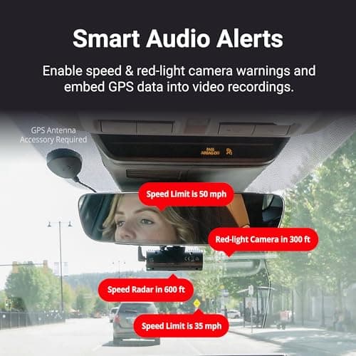 Thinkware F70 PRO Dash Cam 1080P FHD, Wi-Fi Car Camera, 140° Wide Angle, Super Night Vision, Smart Parking Mode, G-Sensor, Includes 32GB SD Card 9