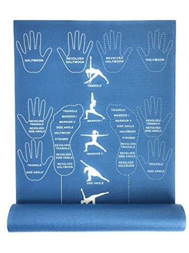 CopyCat Yoga Educational and Instructional Yoga Mat