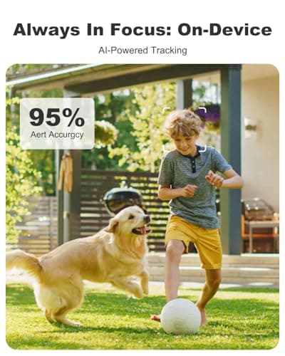 SEEKFANGLE Solar Powered Security Camera Wireless Outdoor, 2.4GHz WiFi, 360° Pan-Tilt View, Color Night Vision, PIR Motion Detection, 3MP HD for Home Security, Compatible with Alexa, No Wiring Needed 5