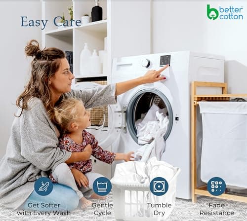 Royale Linens 400 Thread Count 100% American Grown Cotton Fitted Sheet King Size - All Around Elastic Fitted Sheet - Luxury Sateen Weave - Snug Fit Bottom Sheet Fit Up to 16" (King, Signature White) 6