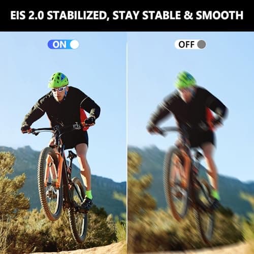 toberto 4K Thumb Action Camera, Mini Body Camera with WiFi, Magnetic Wearable 150° Hands-Free Recording POV Camera, EIS Stabilization, Waterproof, 64GB, Mount Anywhere for Sports Vlogging (Black) 5