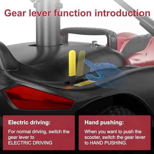 Spacewalk 4 Wheel Mobility Scooter for Seniors - with Dual Baskets, 350W Motor, 264 lbs Capacity, 15 Miles Range, USB Charging Port, Foldable Heavy Duty Mobile Scooter for Elderly 7