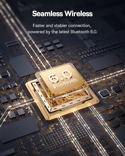 Baseus Bass BP1 Pro Noise Cancelling Wireless Earbuds, Real-Time Adaptive Noise Cancelling, Adaptive Active EQ, LDAC Hi-Res Sound, 6-Mic AI Clear Calls, 55H Playtime, IP55 Waterproof, Bluetooth 6.0 8