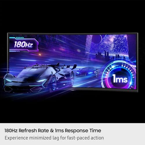 Samsung 40” Odyssey G7 (G75F) WUHD Resolution, 180Hz, Curved Gaming Monitor, 1ms Response Time (GtG), VESA DisplayHDR™ 600, AMD FreeSync™ Premium Pro, LS40FG75DENXZA, 2025 8