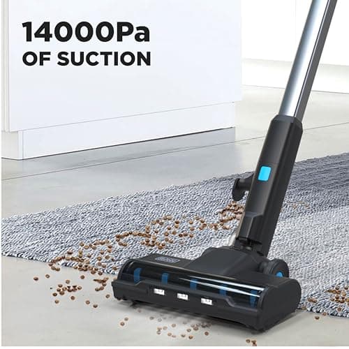 BLACK+DECKER Powerseries+ Corded 3 in 1 Stick Vacuum, Upright to Hand-Vac Multi Surface, LED Floor Head, HEPA Filtration, Powerful 14k Pa,for Hard Floor, Low Carpet, Pet Hair Home & Office use, Black 6